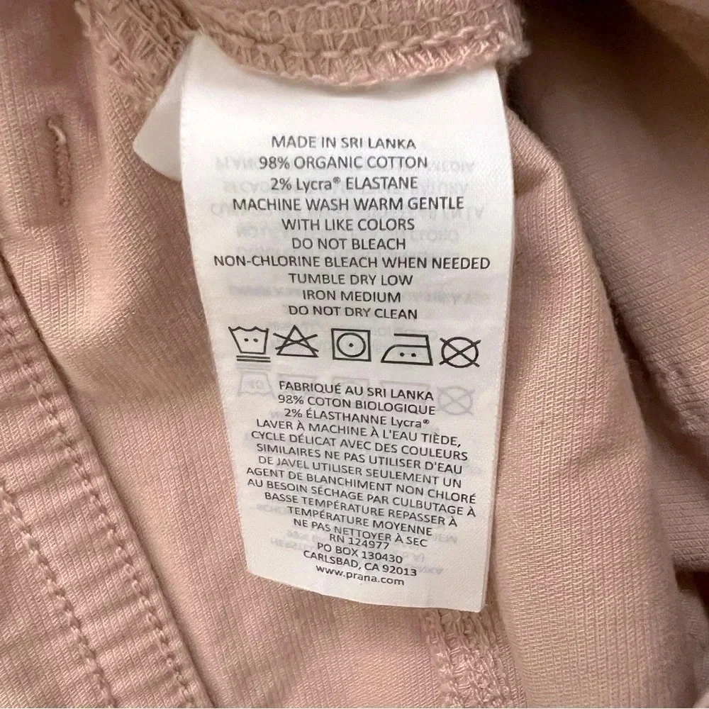 Prana “Elle” 4-Way Stretch Soft Pink Mini Skirt Front And Back Pockets Size 2/26 - Picture 8 of 8